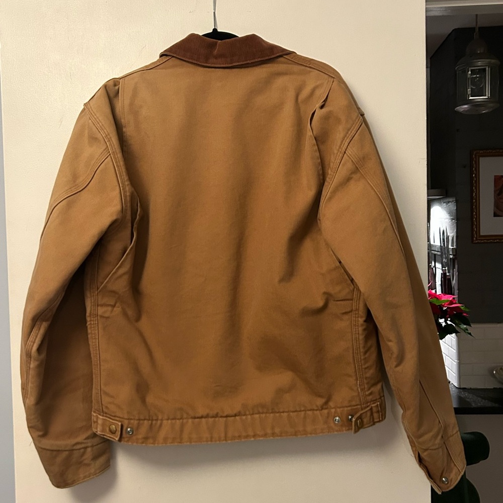 Carhartt Dteroit Jacket - Brown With Patch - image 3